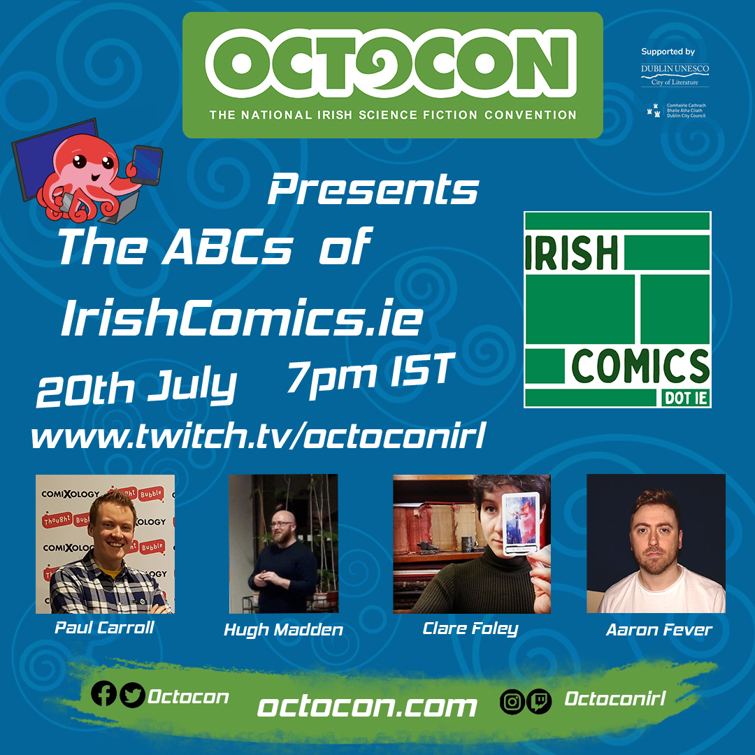 Octocon Presents – July 2022: The ABCs of IrishComics.ie