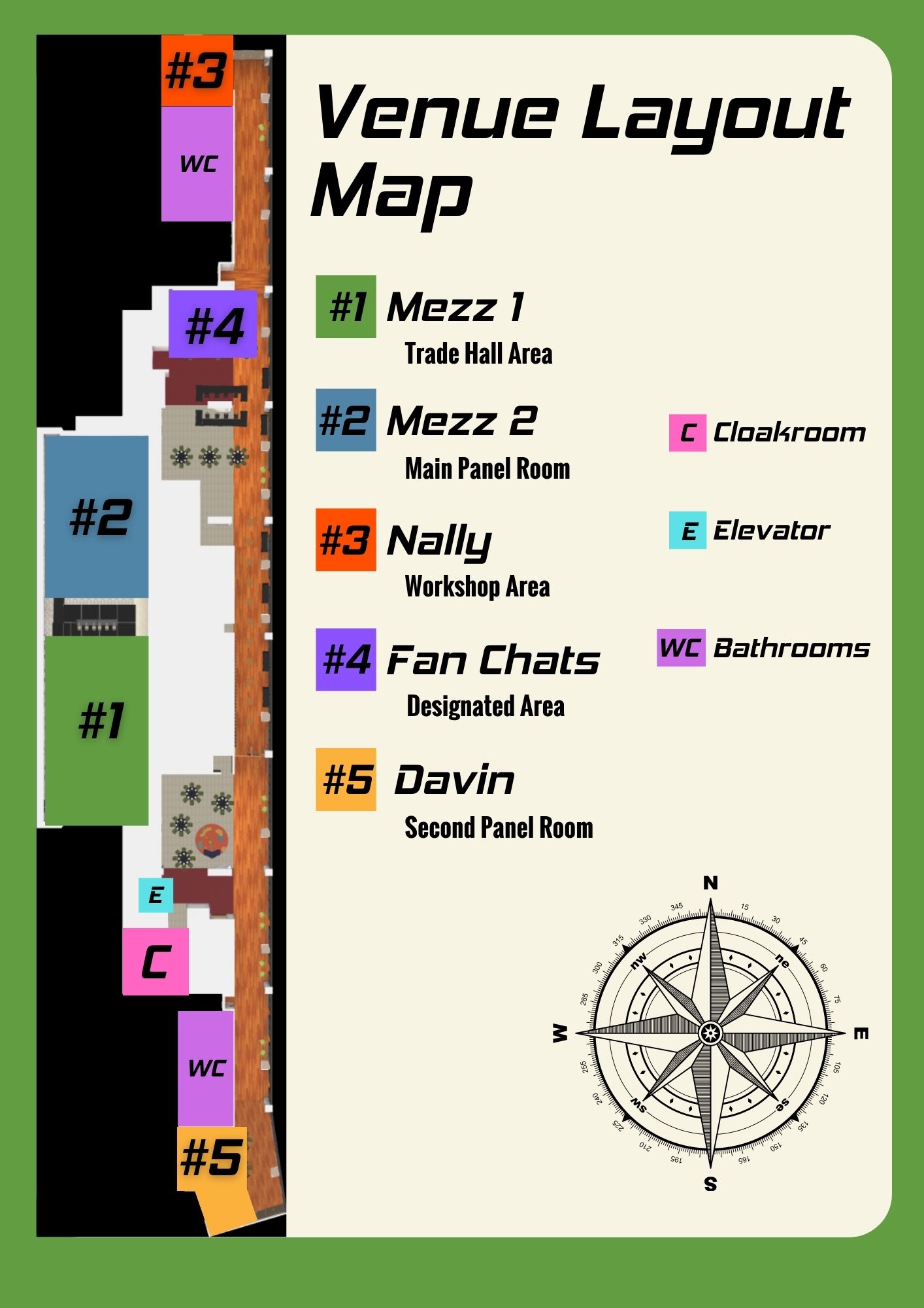 Octocon Venue Layout Map